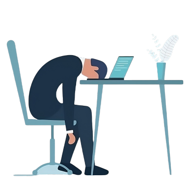 alt="Illustration showing operational misalignment in organizations"